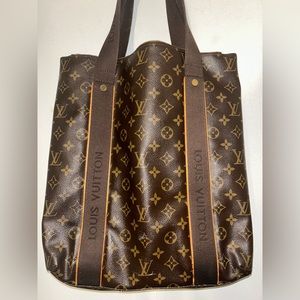 Louis Vuitton Cabas Beaubourg Tote Brown Canvas